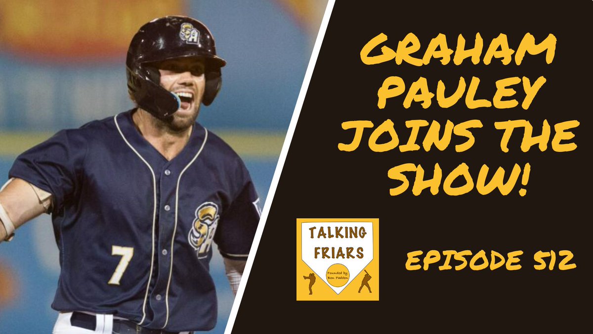 Talking with Padres Minor League Player of the Year Graham Pauley! -Thoughts on Jakob Marsee, AFL experience -Padres emphasis on player development and what technology they use -What he likes in a manager -Info on Mike Daly Watch: youtu.be/ovq9veXsxhc Listen: