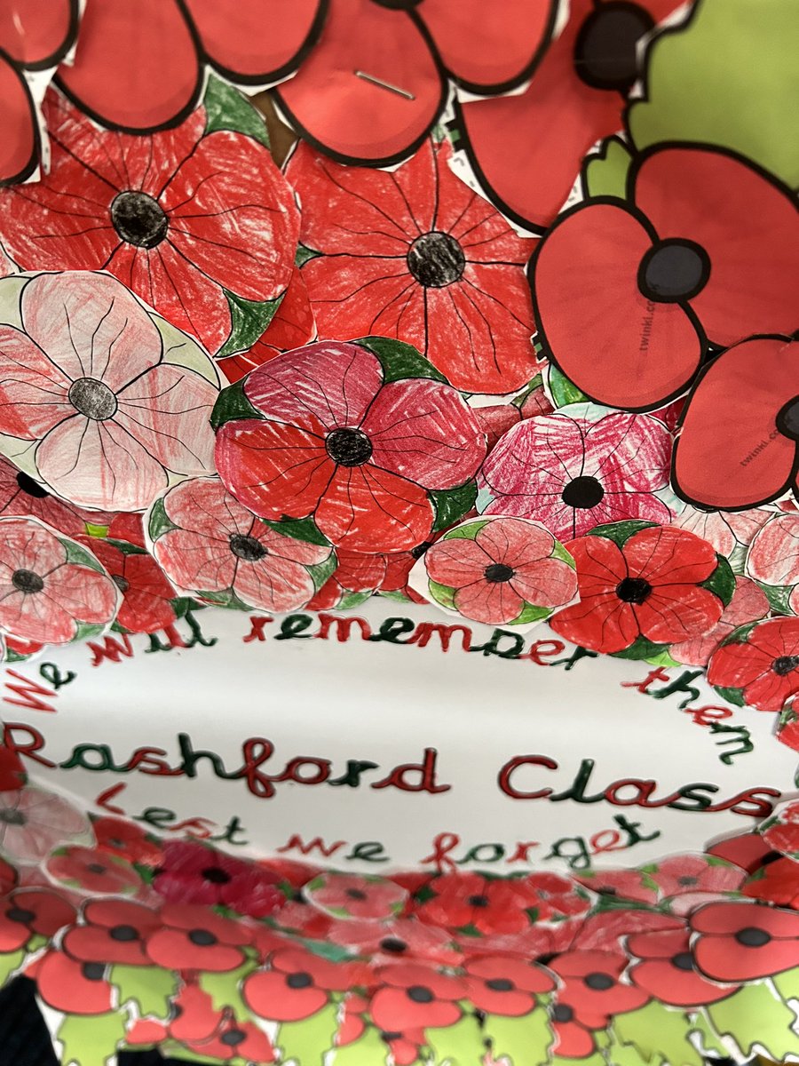 charltonmanor's tweet photo. Our classes made some fantastic Poppy wreaths for remembrance weekend 🌺 Well done to all 🌺 https://t.co/PjiNRum8oL