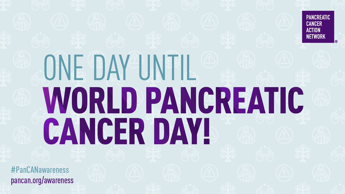 PanCANIndiana's tweet photo. Tomorrow is World Pancreatic Cancer Day! 🌎💜🎗️ Are you prepared? Head to https://t.co/RBdmshnv9Y learn how you can get involved and raise awareness in our community tomorrow. #PanCANAwareness https://t.co/KfEFlBH26e