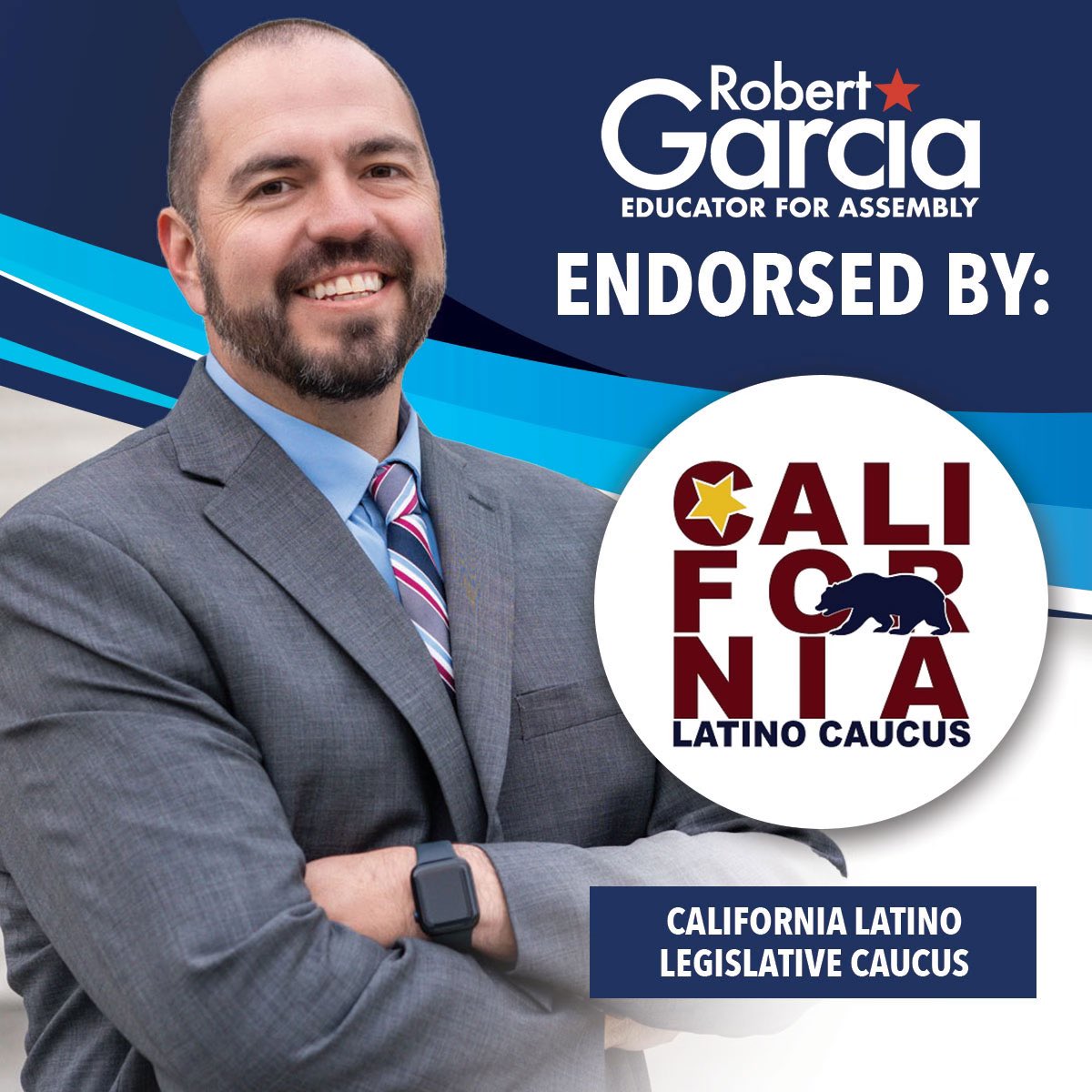 🚨 @LatinoCaucus endorses Robert Garcia for AD50 🚨
In releasing the endorsement, the body of the CLLC stated, 'The CLLC is proud to endorse Robert Garcia for AD 50. Robert Garcia has an impressive background in education and service that will truly represent the interests of 🧵