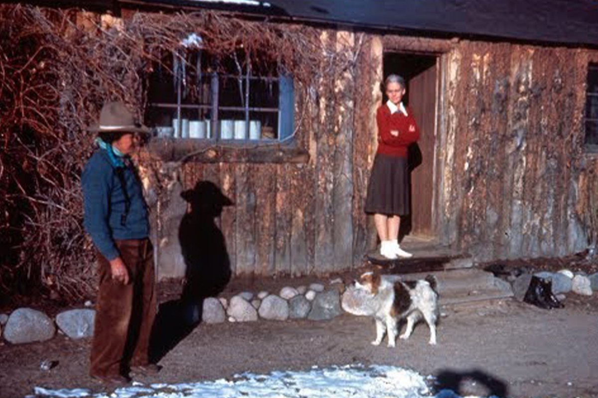 An elder of the San Ildefonso Pueblo, Atilano Montoya, “Tilano,” and his companion Edith Warner had a tearoom at the Otowi Bridge, Rio Grande crossing that welcomed Manhattan Project scientists and gave a quiet refuge from lab work. #IndigenousHeritage Photo: <a href="/AtomicHeritage/">AtomicHeritage</a>