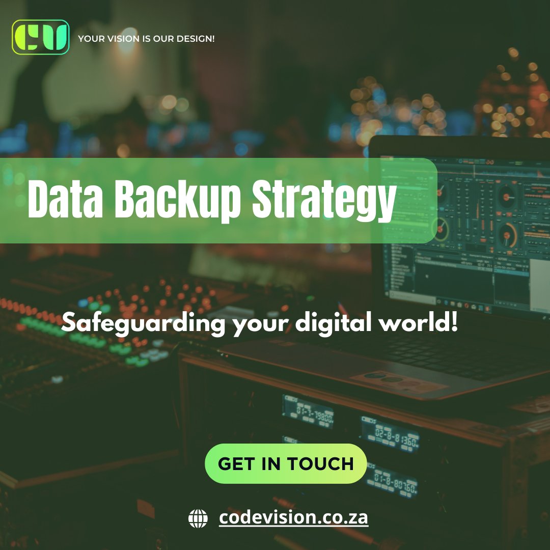 codevisionrsa's tweet image. Having a reliable data backup strategy is a must. I never take chances with my important files and documents. Regularly backing them up to an external hard drive, cloud storage, or my trusty NAS device ensures their safety. And let me tell you, automated backup software?