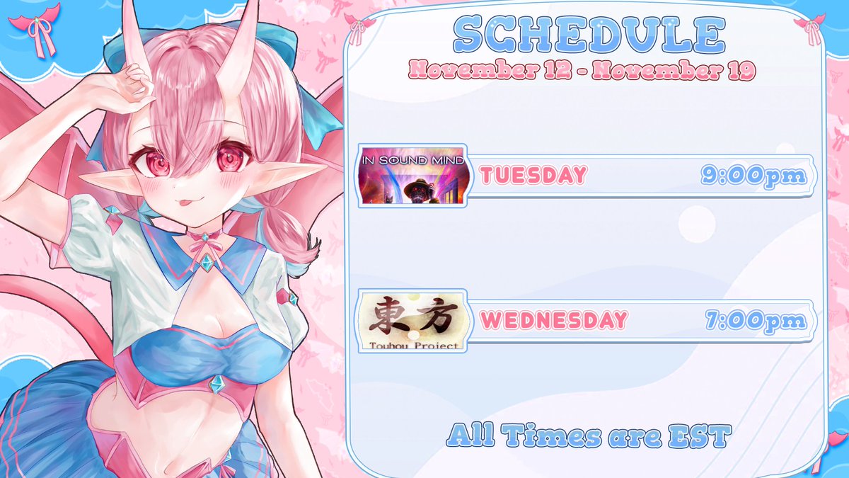 💙 November 12 - November 19 💙