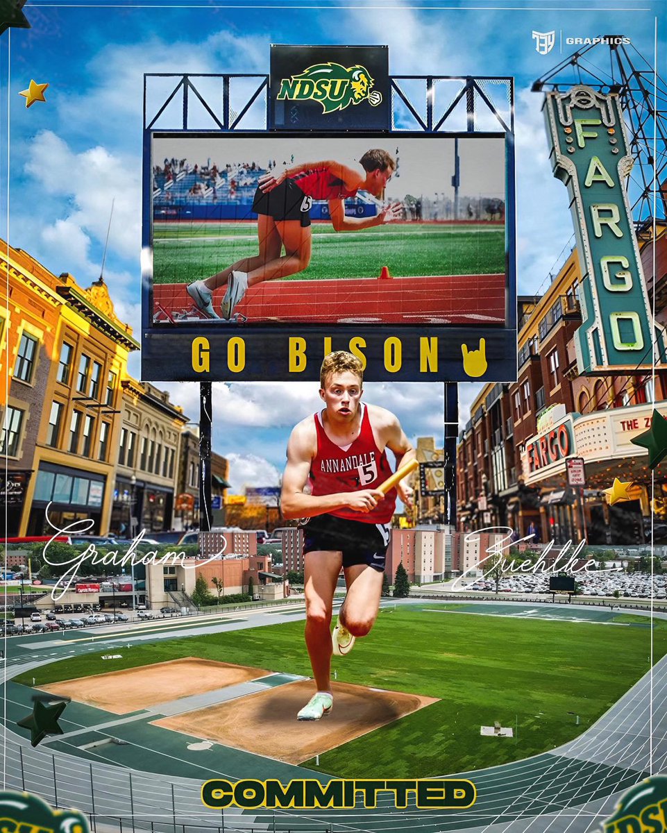 I’m excited to announce my commitment to North Dakota State University to continue my academic and Track &amp; Field career! Thank you Coach Keller and NDSU Track &amp; Field for this opportunity. Roll Herd! 🤘<a href="/NDSUTrackField/">NDSU Track & Field / Cross Country</a> <a href="/coach_Keller1/">Coach Keller</a> <a href="/acardstandf/">Annandale Track and Field</a>