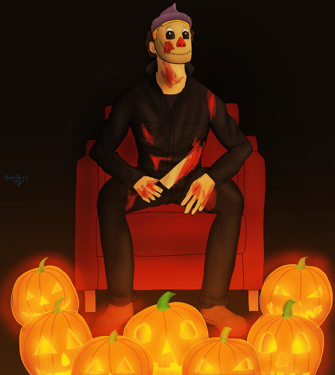 DionOsiris1907's tweet photo. Just as I promised I make the drawing about Corey Cunningham and if you can look, we can see many references about the credits of the halloween franchise. I hope you like this a lot and appreciate it.

Support me on: https://t.co/40S50O7g8N

#RohanCampbell
#CoreyCunningham https://t.co/rulv3c8lMx