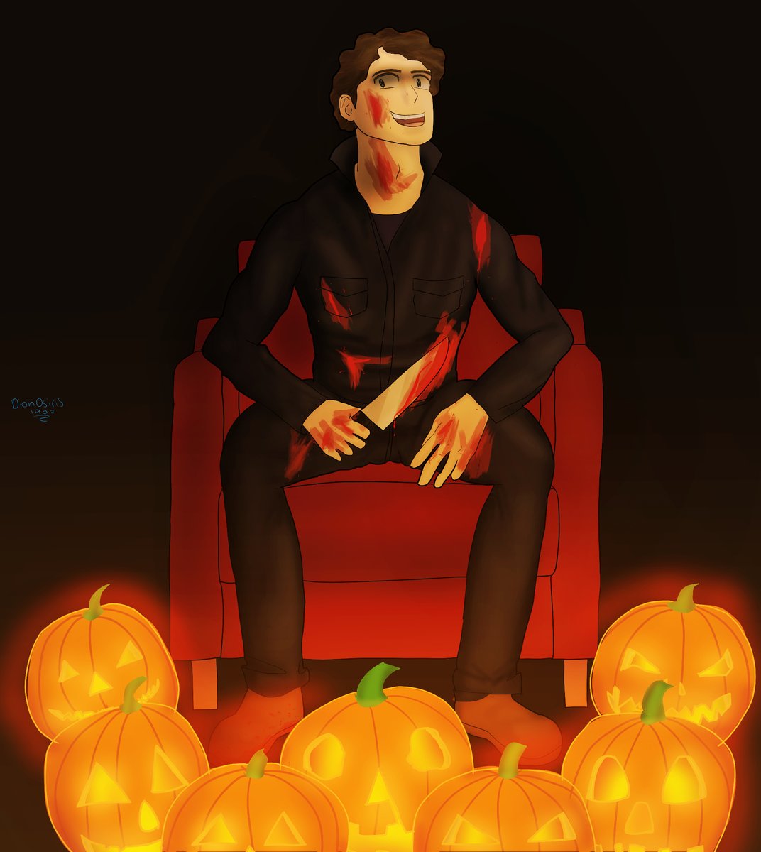 DionOsiris1907's tweet photo. Just as I promised I make the drawing about Corey Cunningham and if you can look, we can see many references about the credits of the halloween franchise. I hope you like this a lot and appreciate it.

Support me on: https://t.co/40S50O7g8N

#RohanCampbell
#CoreyCunningham https://t.co/rulv3c8lMx