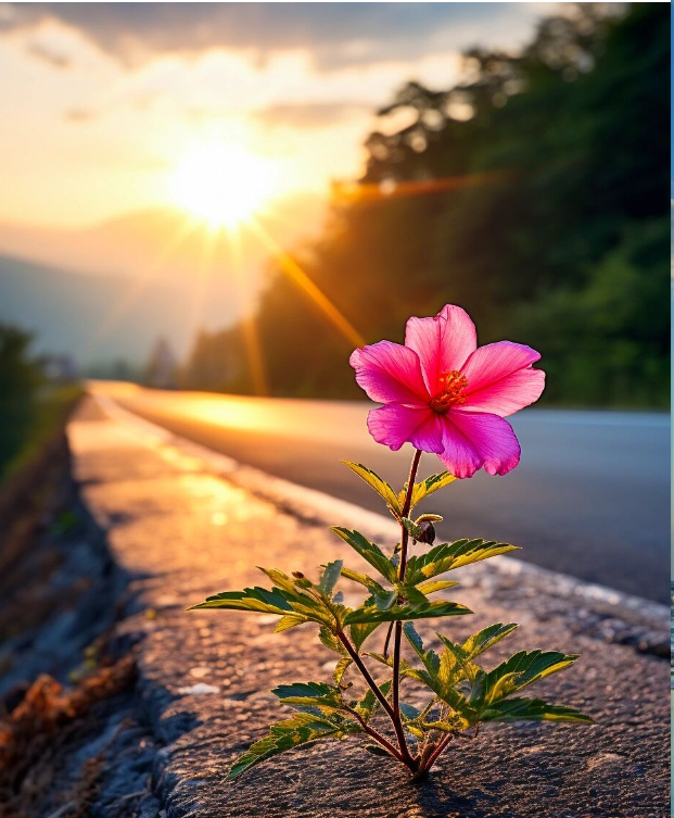 ziddigirlvid_'s tweet photo. A small flower supports a beautiful scene🥰 https://t.co/mlhvxpHdb5