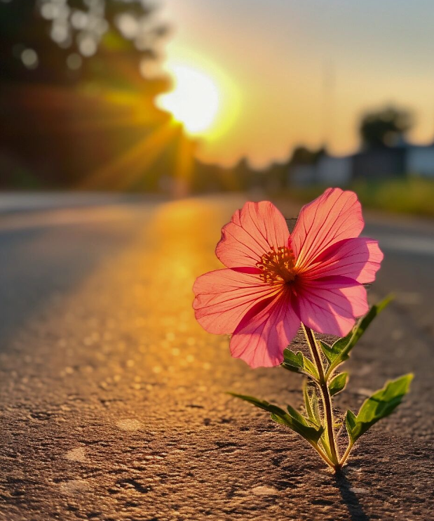 ziddigirlvid_'s tweet photo. A small flower supports a beautiful scene🥰 https://t.co/mlhvxpHdb5