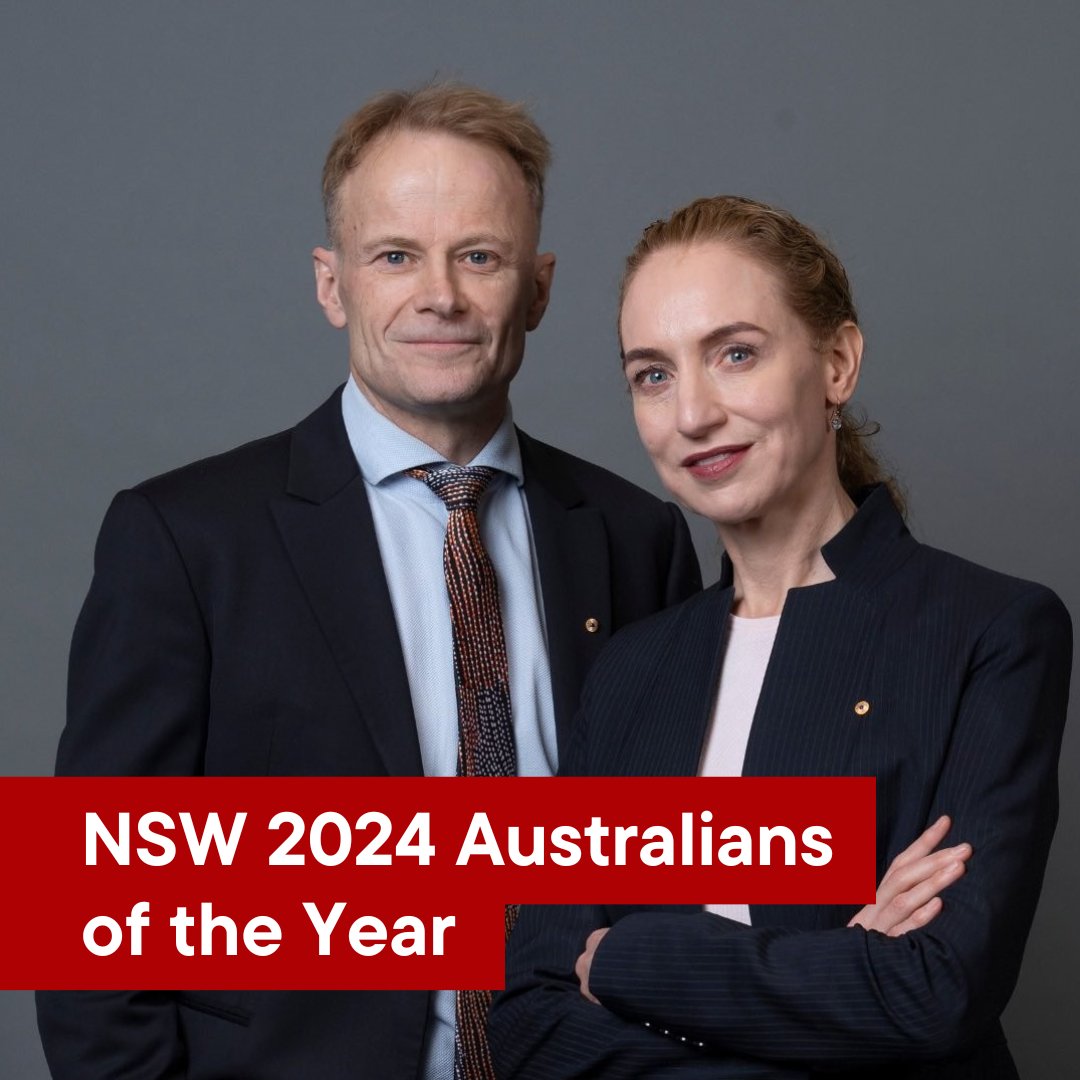 Delighted to see <a href="/Pathology_RCPA/">Pathology Journal</a> Editor-in-Chief @ProfRScolyerMIA named NSW's 2024 Australian of the Year, with colleague <a href="/ProfGLongMIA/">Professor Georgina Long AO (Bluesky @gvlongphdmd)</a>. The award recognises their extraordinary work in #melanomaresearch, and drive to continue innovating in #cancer research and treatment.