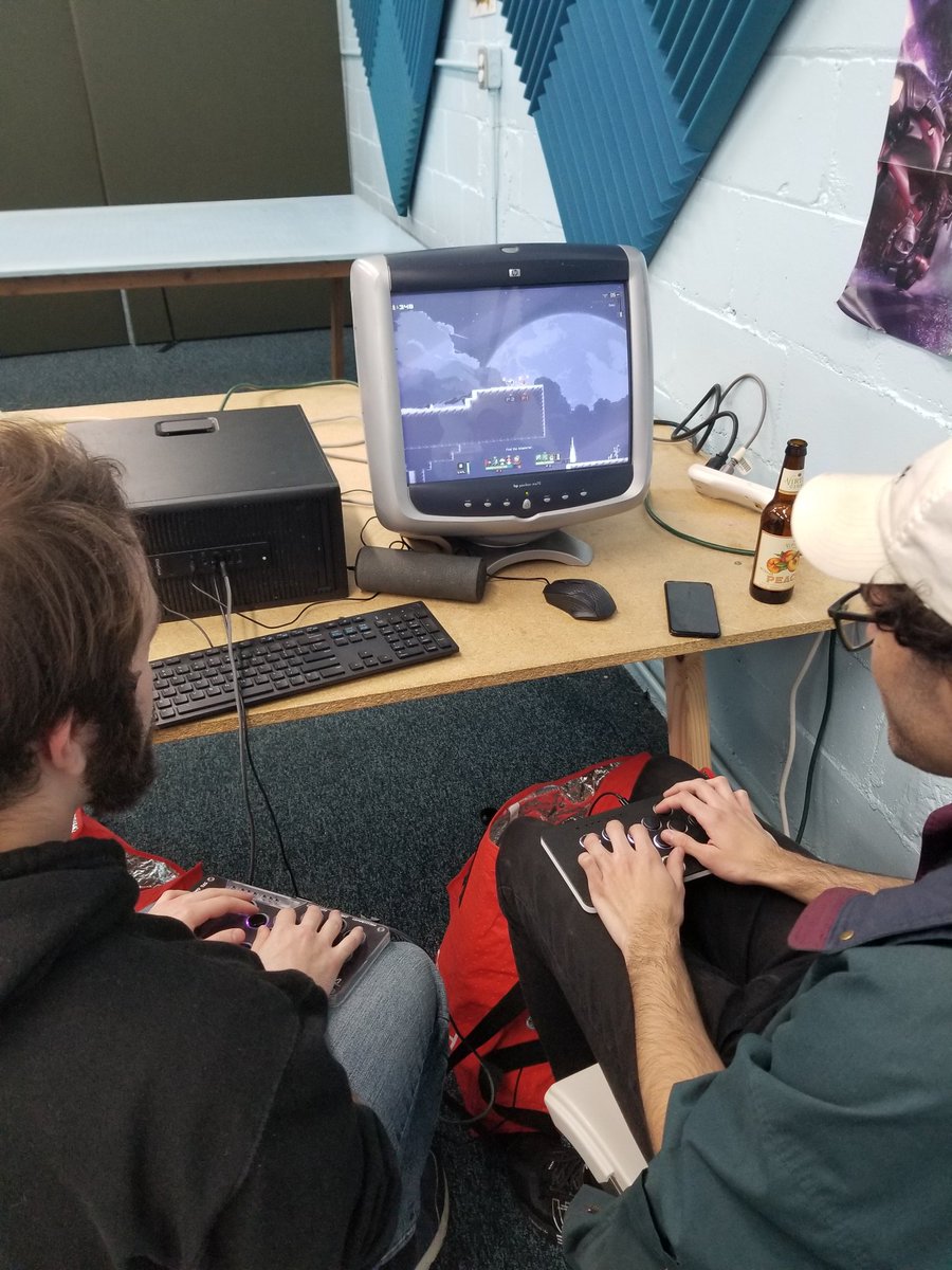 Who cares about fighting games, come to locals for Risk Of Rain