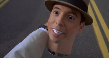 scrampeded's tweet photo. Why does Seth McFarlane look like evil Inspector Gadget https://t.co/f6j9bVgiII