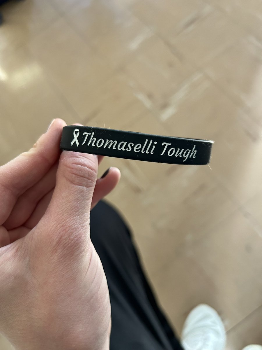 Keep fighting Mrs. Thomaselli 🤍🖤 

Thomaselli Tough bracelets for sale in all PE classes &amp; the Cotto school store. 
Beacon Together! 💙 <a href="/ThomaselliELA/">Erika Thomaselli</a>