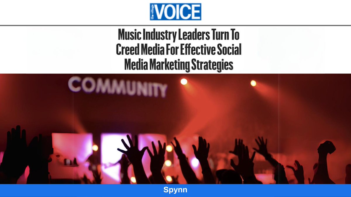 spynn_co's tweet image. Spynn&apos;s feature of Creed Media on Village Voice is a story of success. 🎉 Dreaming of top-tier publicity for your brand? Discover the magic of #GuaranteedPublicity with #SpynnCo 🎯 #GetFeatured #GetOnForbes

hubs.li/Q027N4Dg0