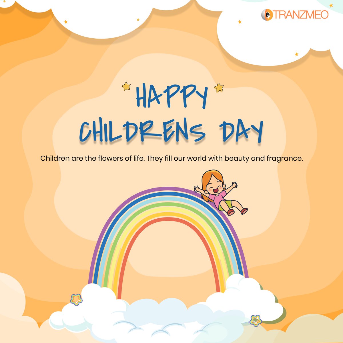 "Today, we celebrate the joy, laughter, and innocence that children bring into our lives. Happy Children's Day from our Tranzmeo family to yours!"

#childrensday #happy #fun