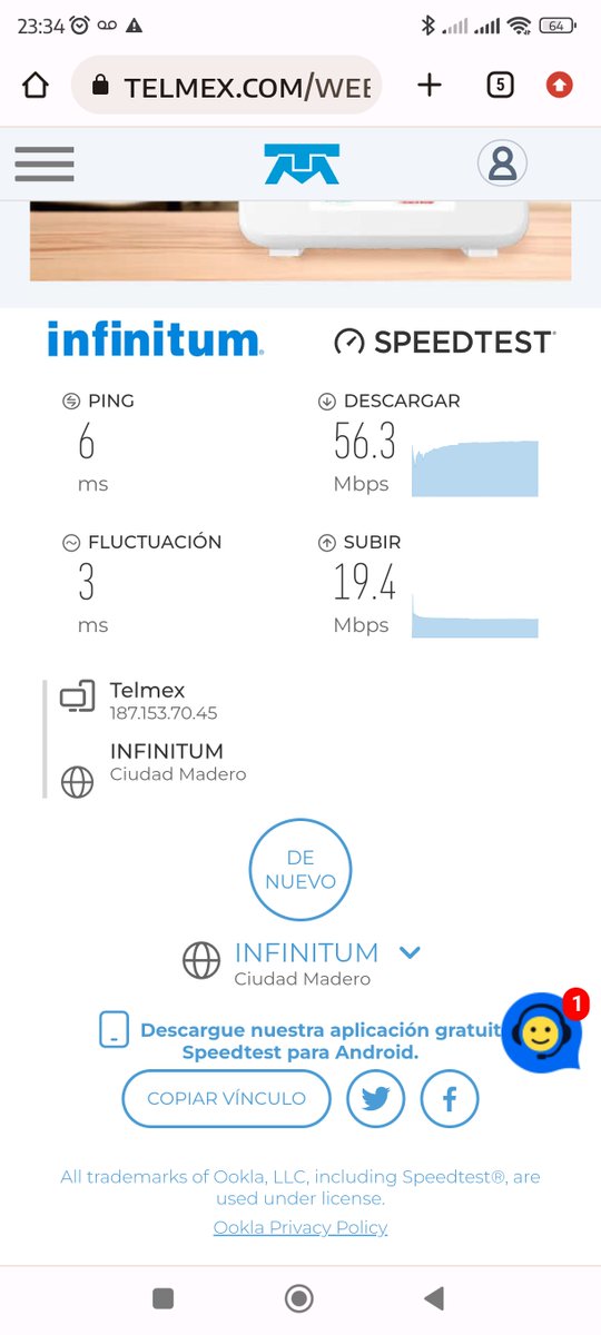 amedinas's tweet photo. @TELMEXSoluciona no me ibas a dar el doble de velocidad? https://t.co/1Pbi8Uxjkg