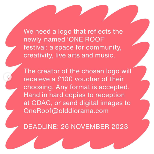 One Roof: Festival of Homeless Arts tweet media