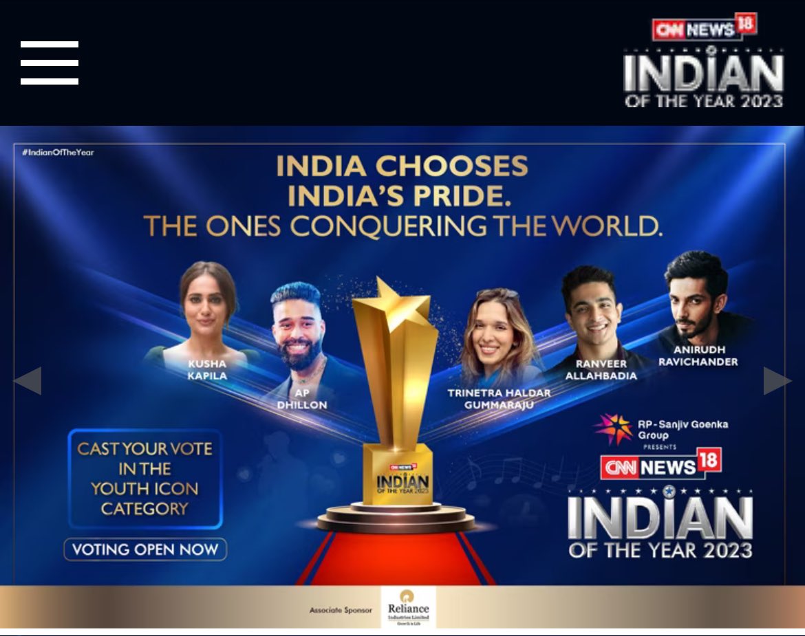 Anirudh_FP's tweet photo. Rockstar @anirudhofficial has been nominated under "Youth Icon" category for the #IndianOfTheYear 2023 awards @CNNnews18 🔥

Please do cast your votes for our very own here : https://t.co/s1v3BtuRLN https://t.co/cbmWnd6DR2