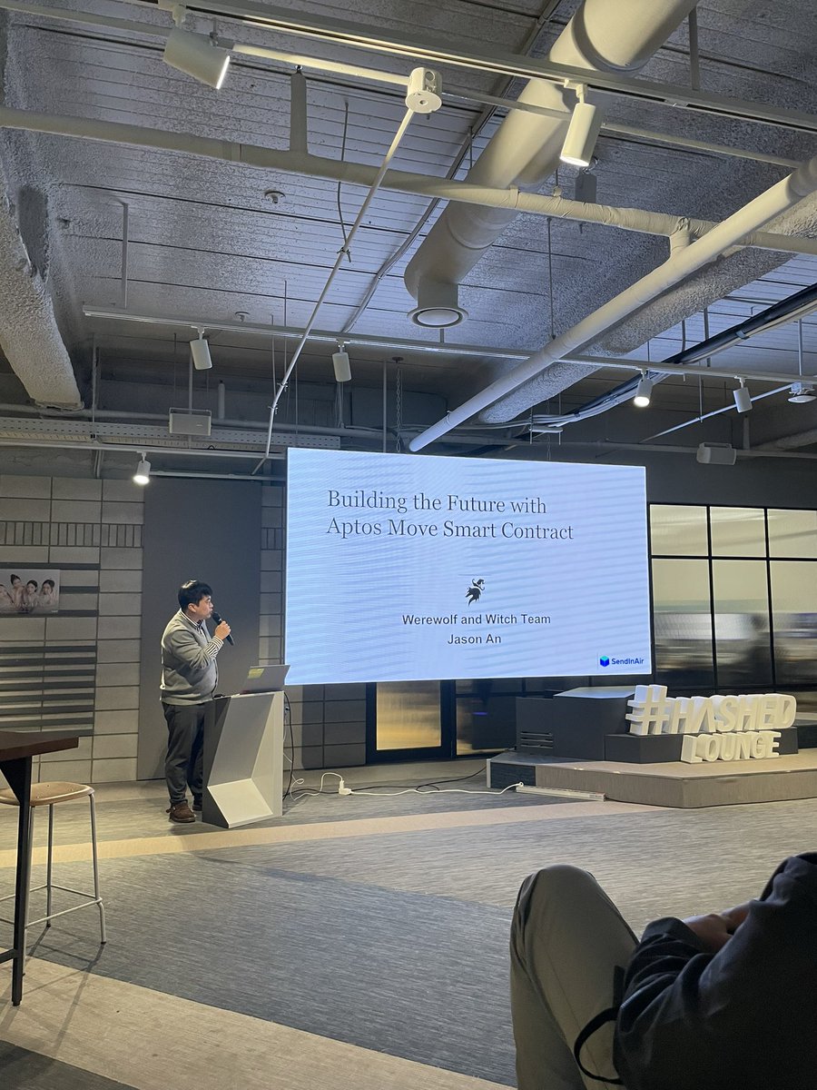🌊 Team Sendinair is now sharing their story in <a href="/Aptos_Network/">Aptos Network (has moved to Aptos!)</a> Open Lecture <a href="/AWW_xyz/">Werewolf and Witch Web3 Gaming 🌐</a>