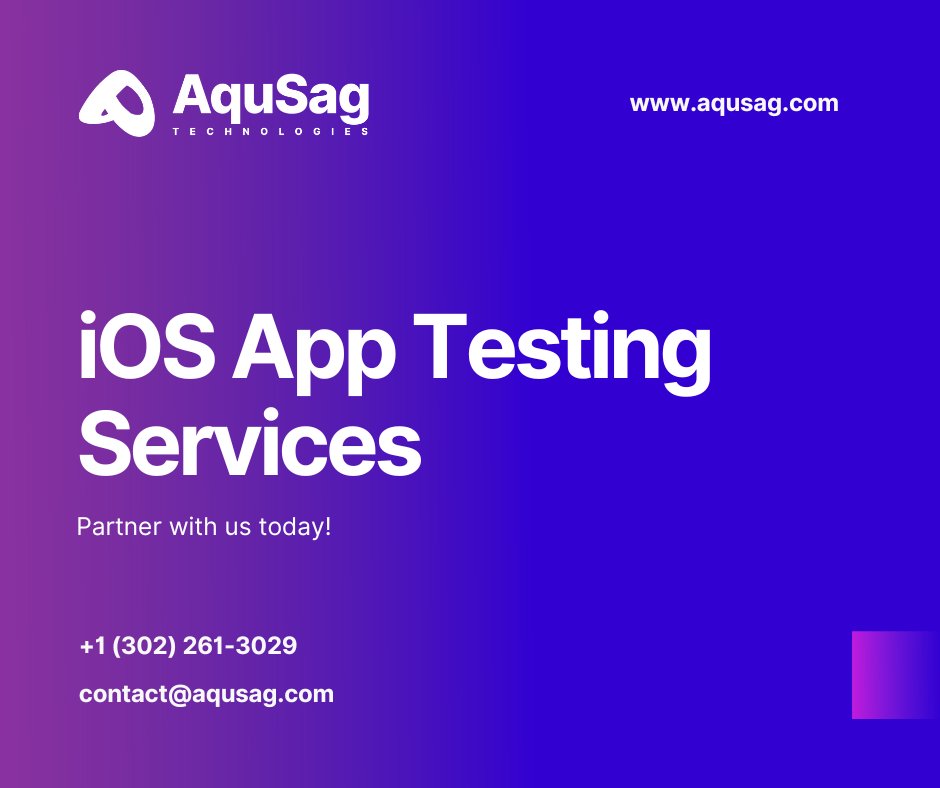 aqusag's tweet image. Ensure the quality of your iOS app with our professional testing services. Aqusag offers iOS app testing, quality assurance, and performance testing to ensure your iPhone app functions flawlessly. bit.ly/3MGxSjA
#iOSAppTesting #iOSDevelopment #iPhoneAppQuality