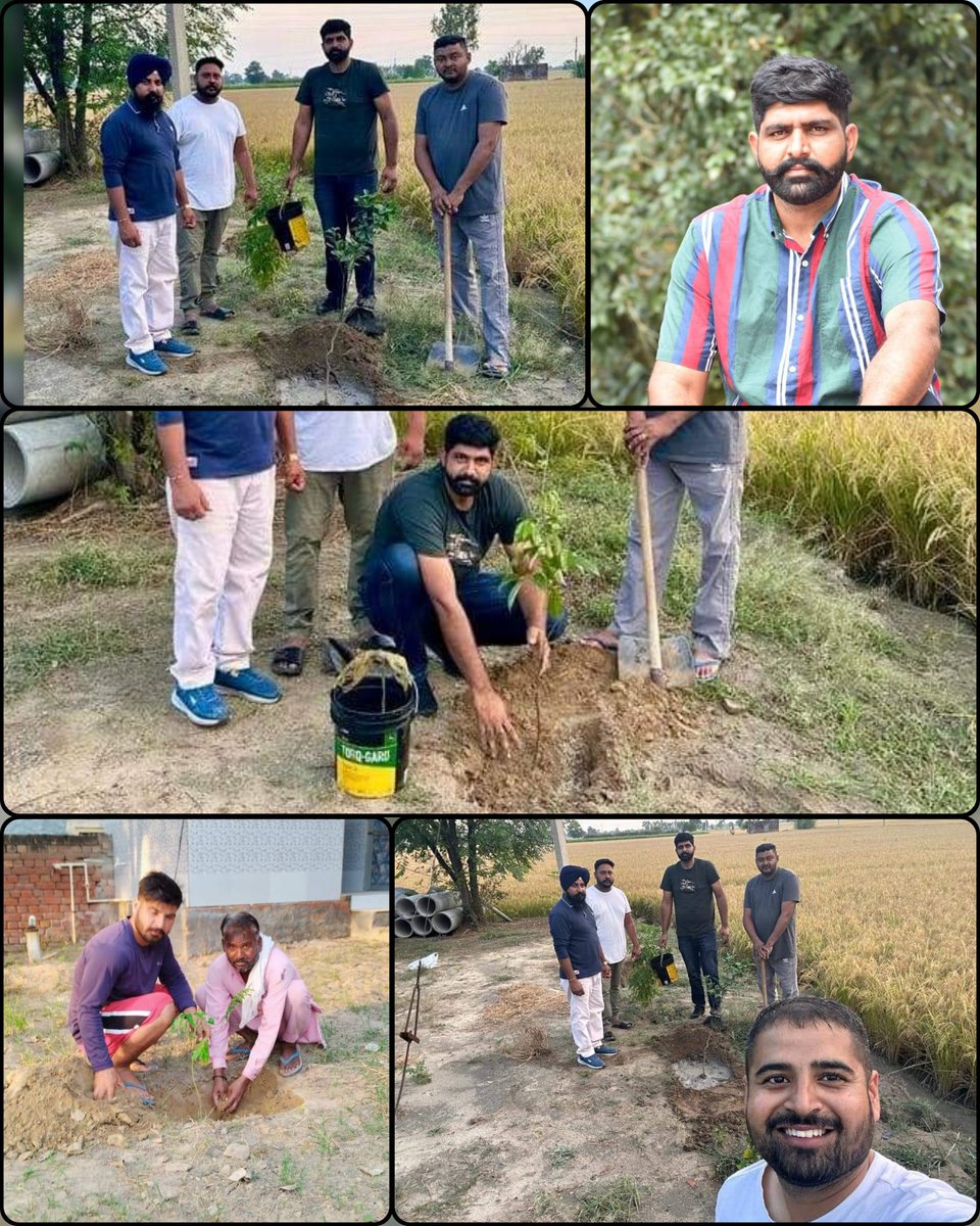 ਬੀੜ ਸੁਸਾਇਟੀ ਦੇ ਬਹੁਤ ਹੀ ਸੁਹਿਰਦ ਤੇ ਮਿਹਨਤੀ ਮੈਂਬਰ Babal Khosa ਸਰਪੰਚ ਪਿੰਡ ਭੋਲੂਵਾਲਾ ਜ਼ਿਲ੍ਹਾ ਫ਼ਿਰੋਜ਼ਪੁਰ ਨੂੰ ਜਨਮ ਦਿਨ ਦੀਆਂ ਬਹੁਤ ਬਹੁਤ ਮੁਬਾਰਕਾਂ… ਬਾਈ ਜੀ ਹੁਰਾਂ ਨੇ ਅੱਜ ਆਪਣਾ ਜਨਮ ਦਿਨ ਬੀੜ ਦੀ ਮੁਹਿੰਮ ਜਨਮ ਦਿਨ ਦੀ ਸ਼ਾਮ ਕੁਦਰਤ ਦੇ ਨਾਮ ਤਹਿਤ ਫਲਦਾਰ ਪੌਦੇ ਲਾ ਕੇ ਮਨਾਇਆ…
#Plantation #SaveSoi #plantatree