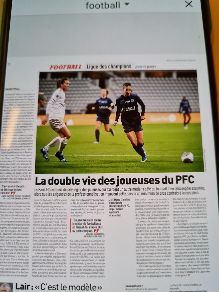 Partenaire du <a href="/PFC_feminines/">Paris FC Féminines</a>, <a href="/AesioMutuelle/">AÉSIO mutuelle</a> est fière de compter dans ses équipes <a href="/julie_soyer/">Julie Soyer</a> qui est l'une des nombreuses joueuses qui portent un double projet sportif et professionnel.     <a href="/lequipe/">L'Équipe</a> 14.11.23