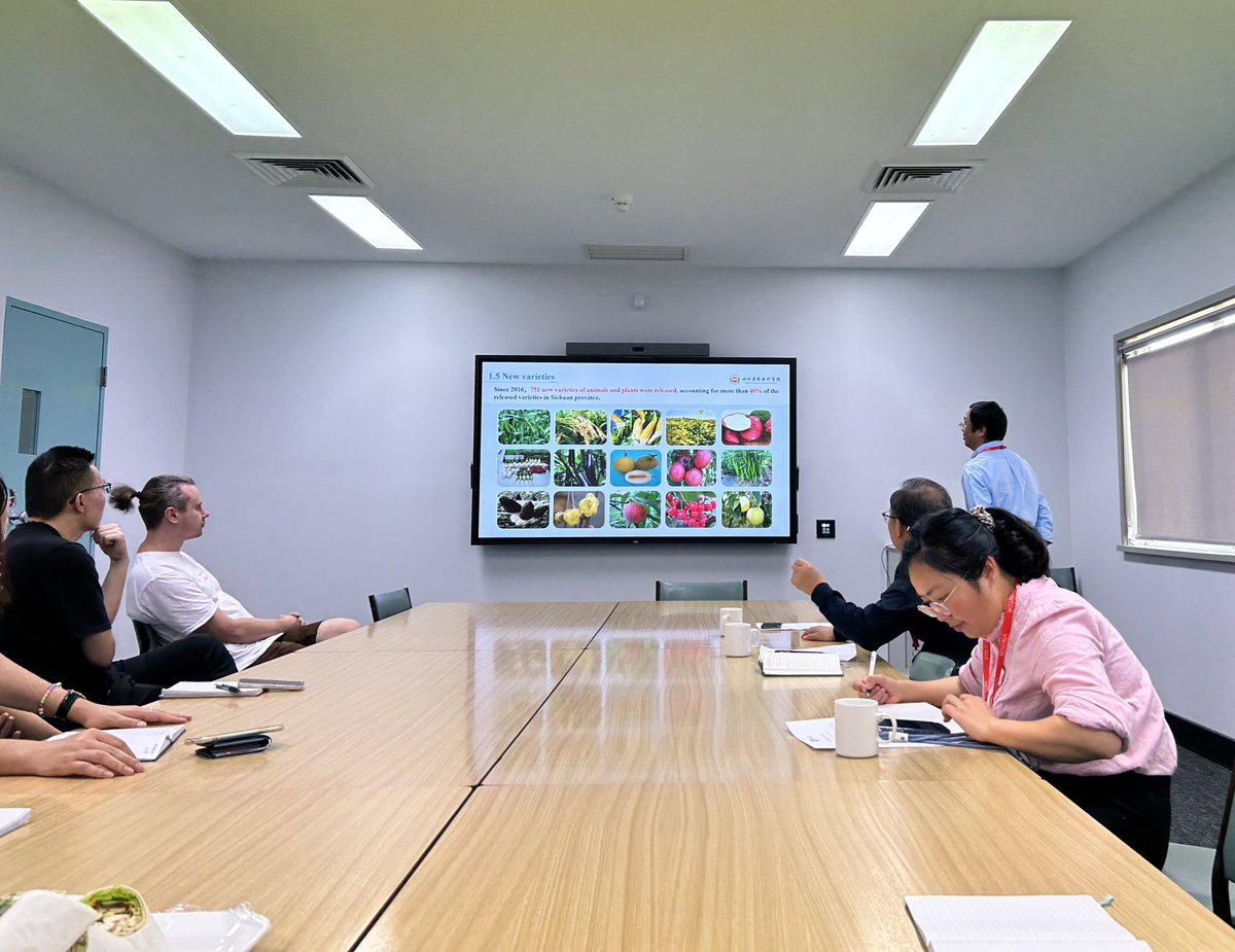 JianpingZhang's tweet photo. Glad to participate the informative discussions on synthetic wheat breeding with scientists from Sichuan Academy of Agricultural Sciences (SAAS), China.@PbiCobbitty https://t.co/Yo0AjHdysJ