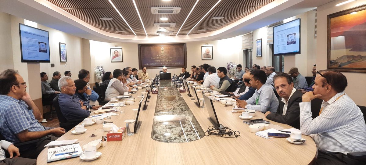 DFS_India's tweet photo. Department of Financial Services and Google jointly held a discussion on 10th November, 2023 regarding the best practices on Mitigation of Financial Frauds, deployment of emerging technology and other interventions required to ensure a safe and secure digital payment ecosystem. https://t.co/vWrcJ9TPtE
