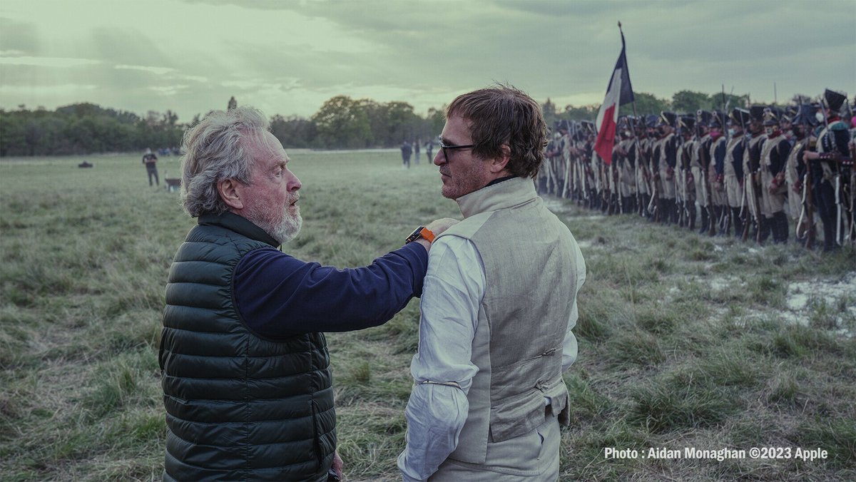 A 9h20, <a href="/LeaSalame/">Léa Salamé</a> reçoit Ridley Scott #le710inter

📷 : le réalisateur et l'acteur Joaquin "Napoléon" Phoenix, photographiés sur le tournage de #NapoléonLeFilm
