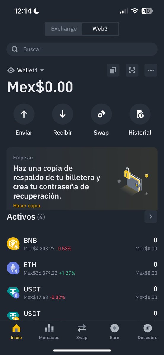 VincentChriis's tweet photo. I thank binance for all the activities it provides and the friendly interface
#BinanceWallet https://t.co/BP8qfJo7OC