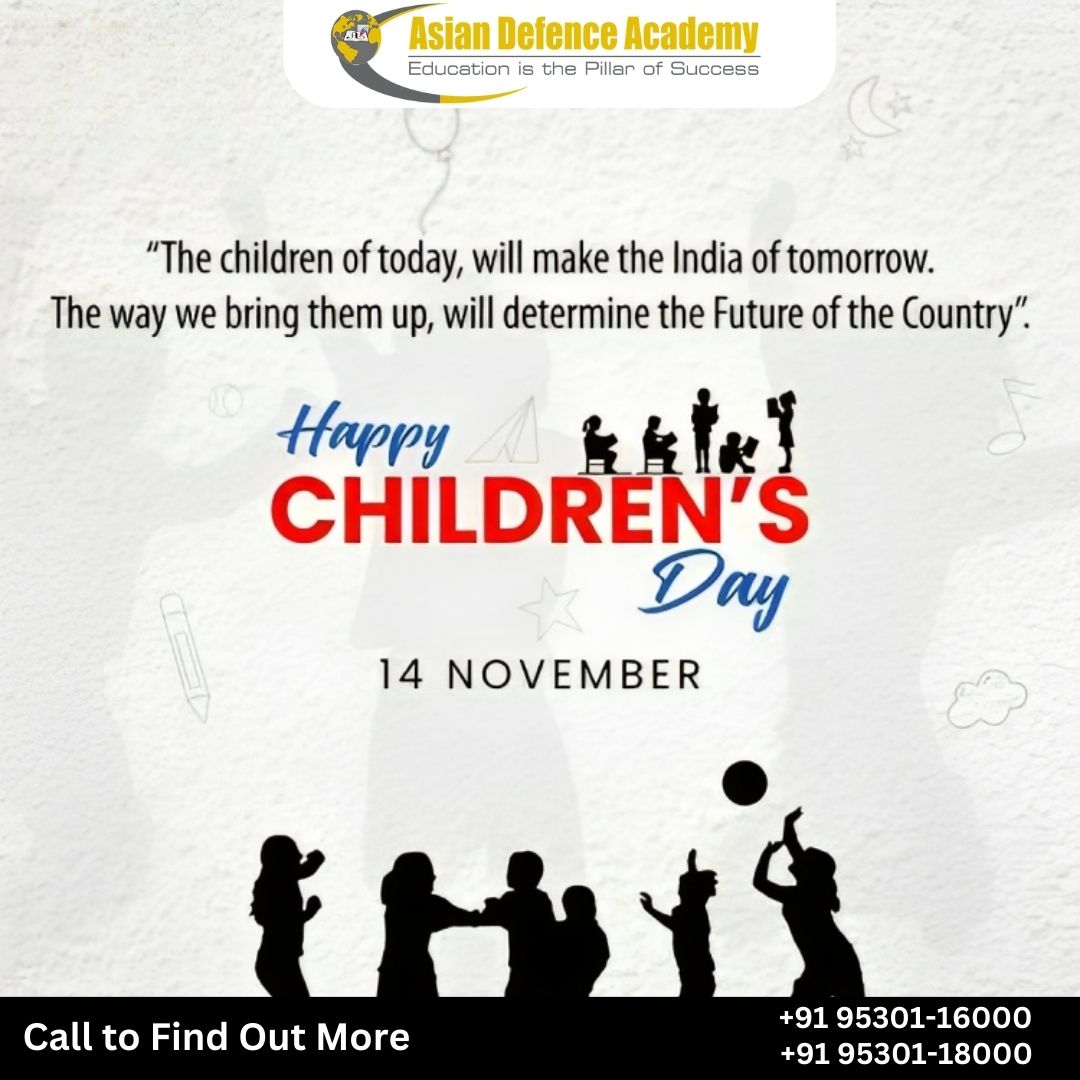 Happy Children's Day 👶👶👶
For more information :
📲: +91-98966-61862, 95881-73621📱
🌐: agriacademyhisar.com

#asiandefenceacademy #defenceacademy #defence #academy #tricks #gktricks #indiagktrick  #dearsir #byjus #unacademy #cricket #india #newzeland