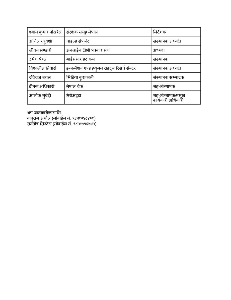 rabirajbaral's tweet image. टिकटक प्रयोगमा सरकारी प्रतिबन्ध असंवैधानिक, अलोकतान्त्रिक र निरंकुश छ। टिकटकलाई देखाएर नागरिकको अभिव्यक्ति स्वतन्त्रता निषेध गर्ने निर्णयको हामी विरोध गर्छौँ। @mediakurakani सहित ३० संस्थाको विज्ञप्ति &amp;gt; #FoE #NetFreedom #PlatformRegulation #DigitalLiteracy #Nepal