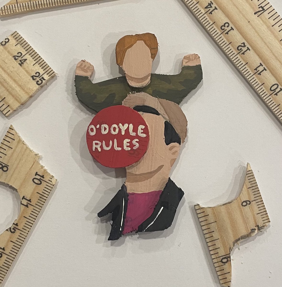 outofstocktoys's tweet photo. #odoylerules made from rulers @AdamSandler https://t.co/hYbdHipjnB