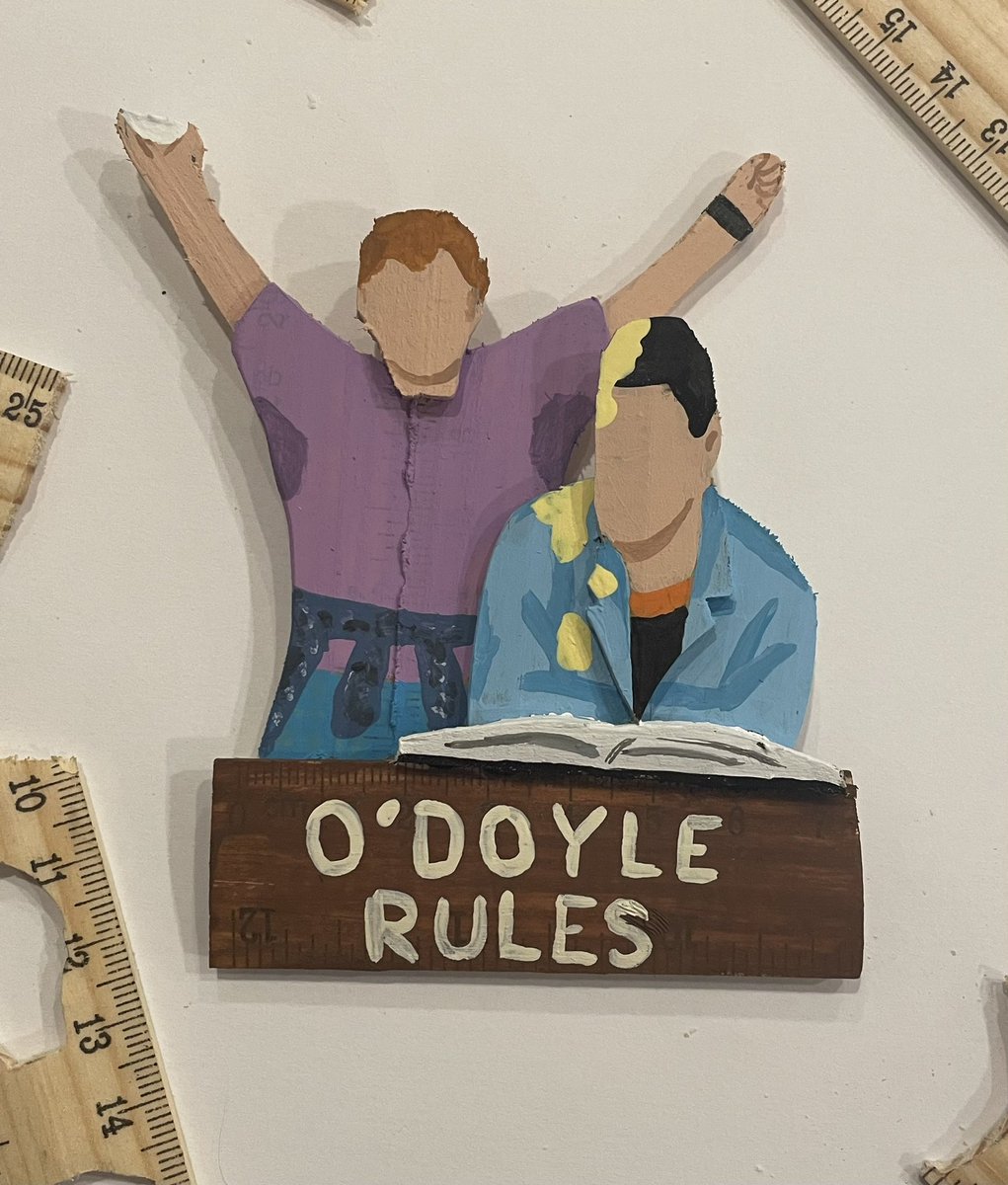 outofstocktoys's tweet photo. #odoylerules made from rulers @AdamSandler https://t.co/hYbdHipjnB