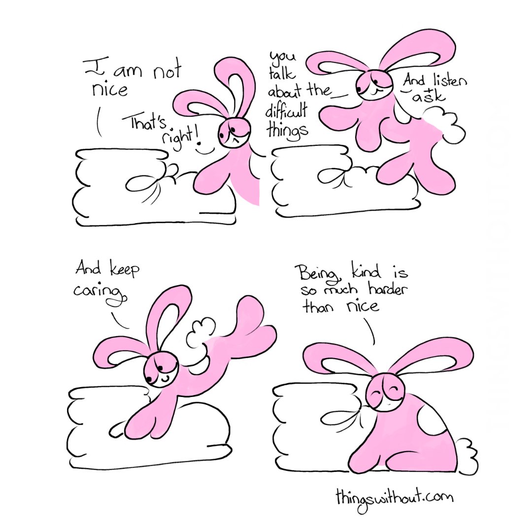 Thingswithout's tweet image. Happy World Kindness Day, to celebrate, here's a comic from back in 2016. Bravo to all the folks who are kind, when it would really be much easier not to.
#WorldKindnessDay

 #Resilience #Survivor #YouGotThis #MentalHealth #WeGotThis

loom.ly/9rDhqu8