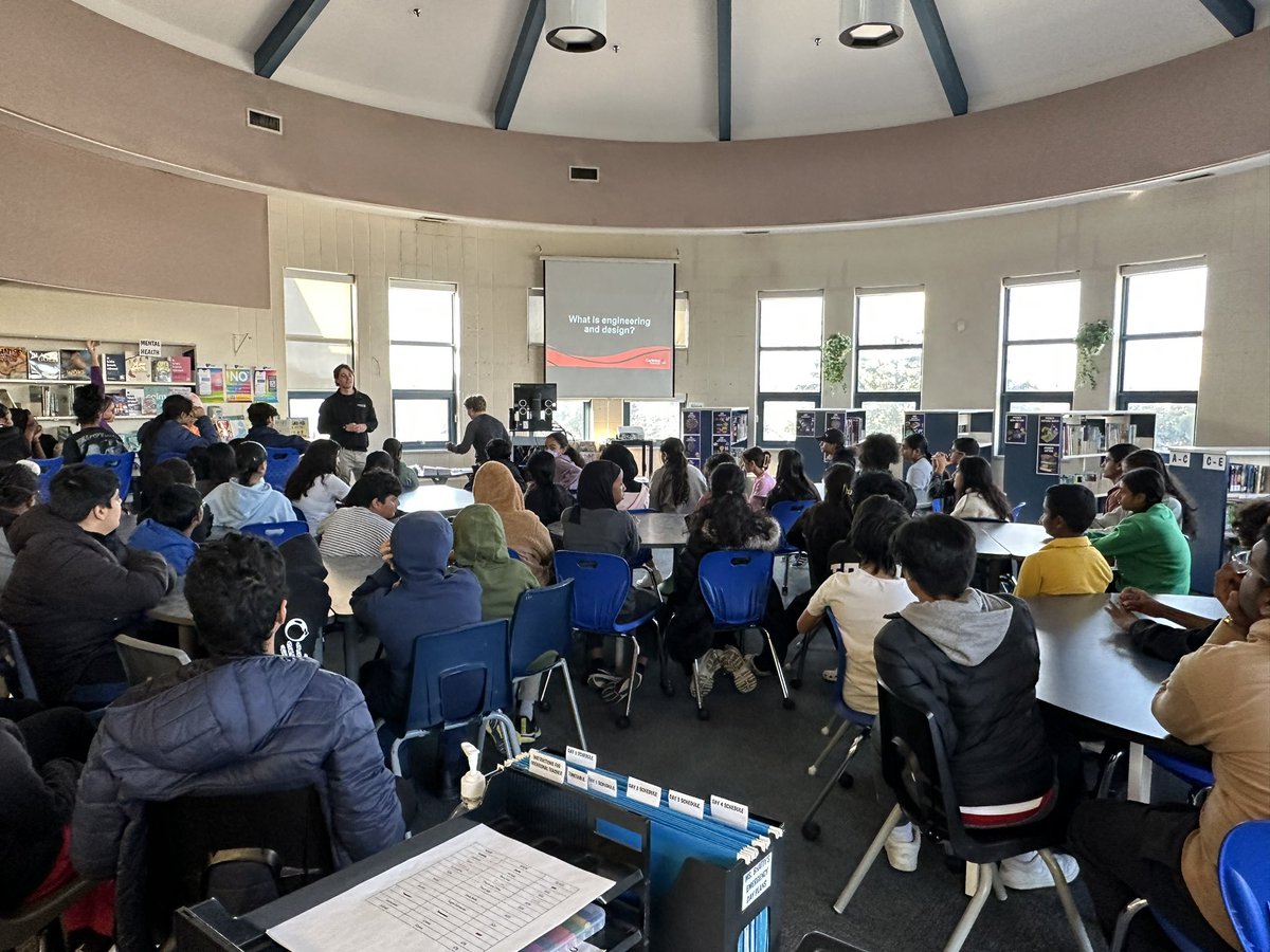 Ms_Bhatty's tweet photo. Thank you to our guest speaker from @Carleton_U for presenting to our grade 7 and 8 students @FletchersSrPS about the #CarletonEngineeringandDesign program. https://t.co/rEBqdi1xKK
