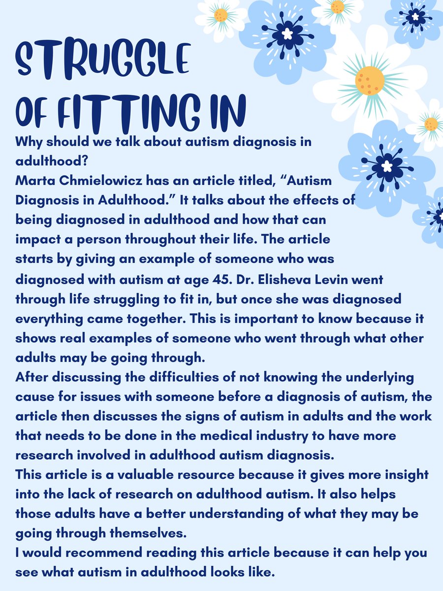 Late-Diagnosed Autism tweet media