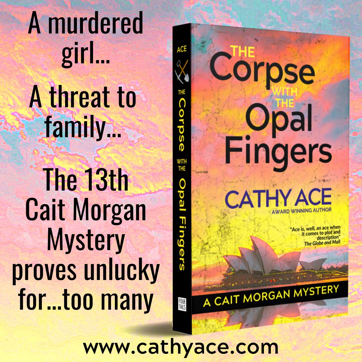 The shadow of a cold case looms over Cait Morgan’s family. Can she &amp; her husband rip apart a web of lies to expose the truth about a 35 year old murder as well as a growing number of recent deaths?
cathyace.com/cait-morgan-my… 

#CaitMorganMysteries #traditionalmystery #Welshmystery