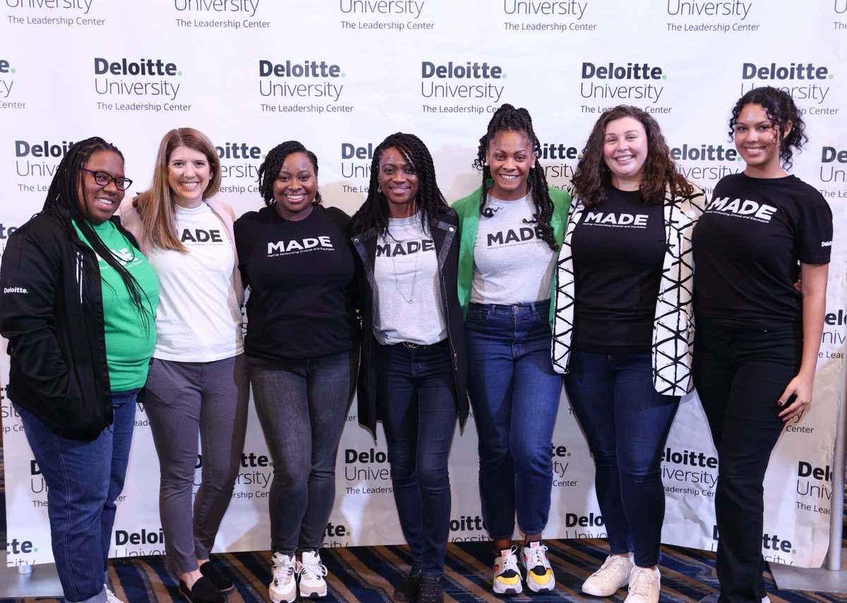 lifeatdeloitte's tweet photo. @Deloitte held their 2nd MADE (Making Accounting Diverse and Equitable) Leadership Summit at DU! The weekend was packed with accounting education and #DeloitteMADE networking opportunities ππ
β‘οΈ Learn more about MADE: https://t.co/7zaSj438ol https://t.co/ydFweXpNU3