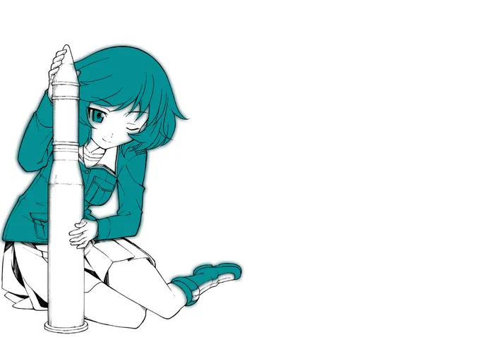 ラフ集の優花里シリーズ^^ #仕事中に過去絵をさらしてく