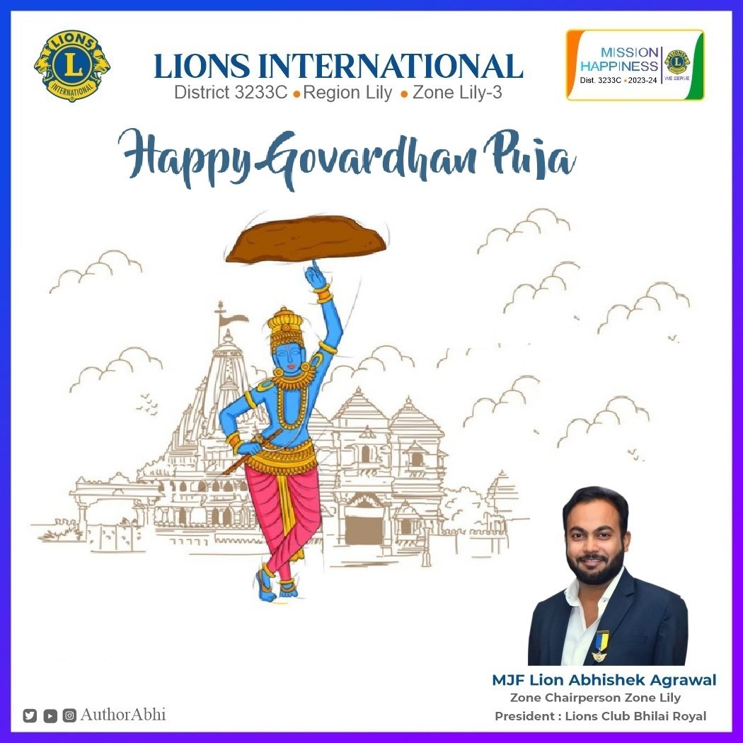 authorabhi's tweet photo. Happy Govardhan Pooja https://t.co/FqQxcKS08W