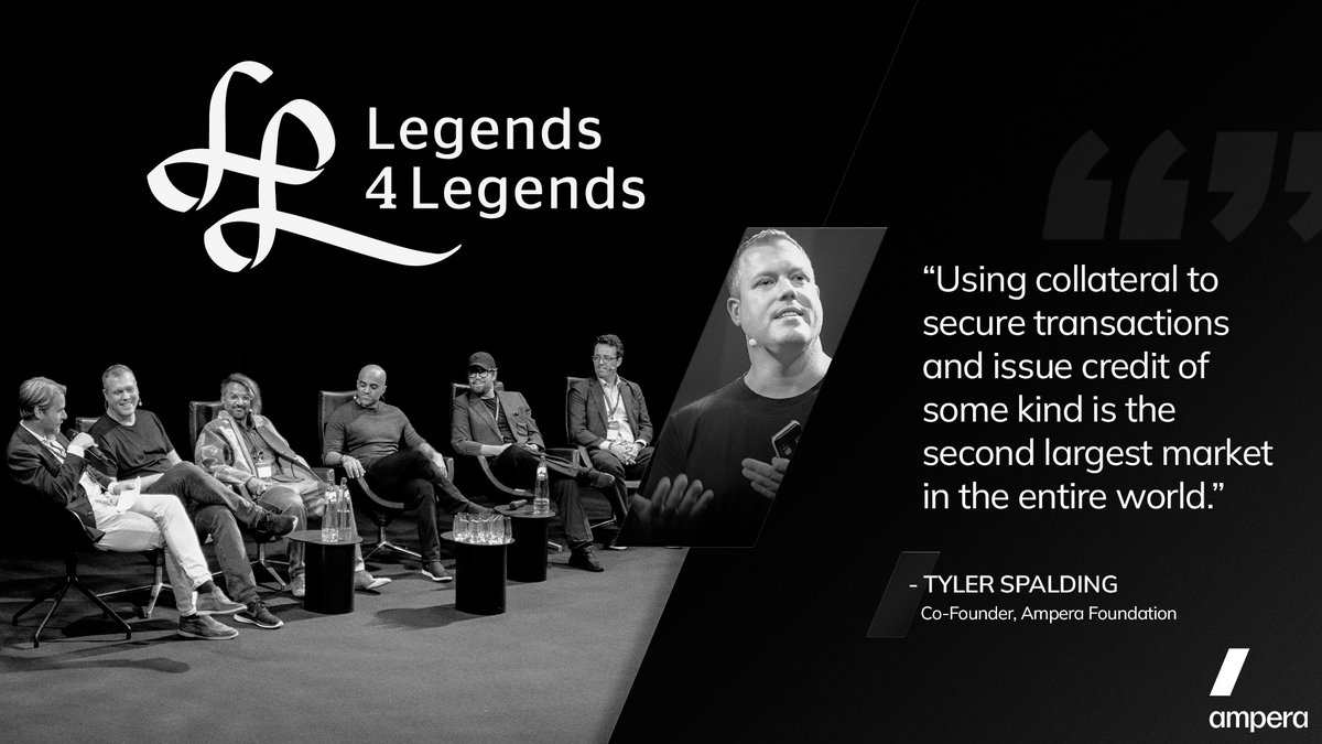 ampdotxyz's tweet photo. Demand for collateralized credit is global because people everywhere deserve safe, efficient access to credit. Big thank you to @Legends4Legends for hosting and giving us a chance to spread the word! https://t.co/UHbFtStQFr