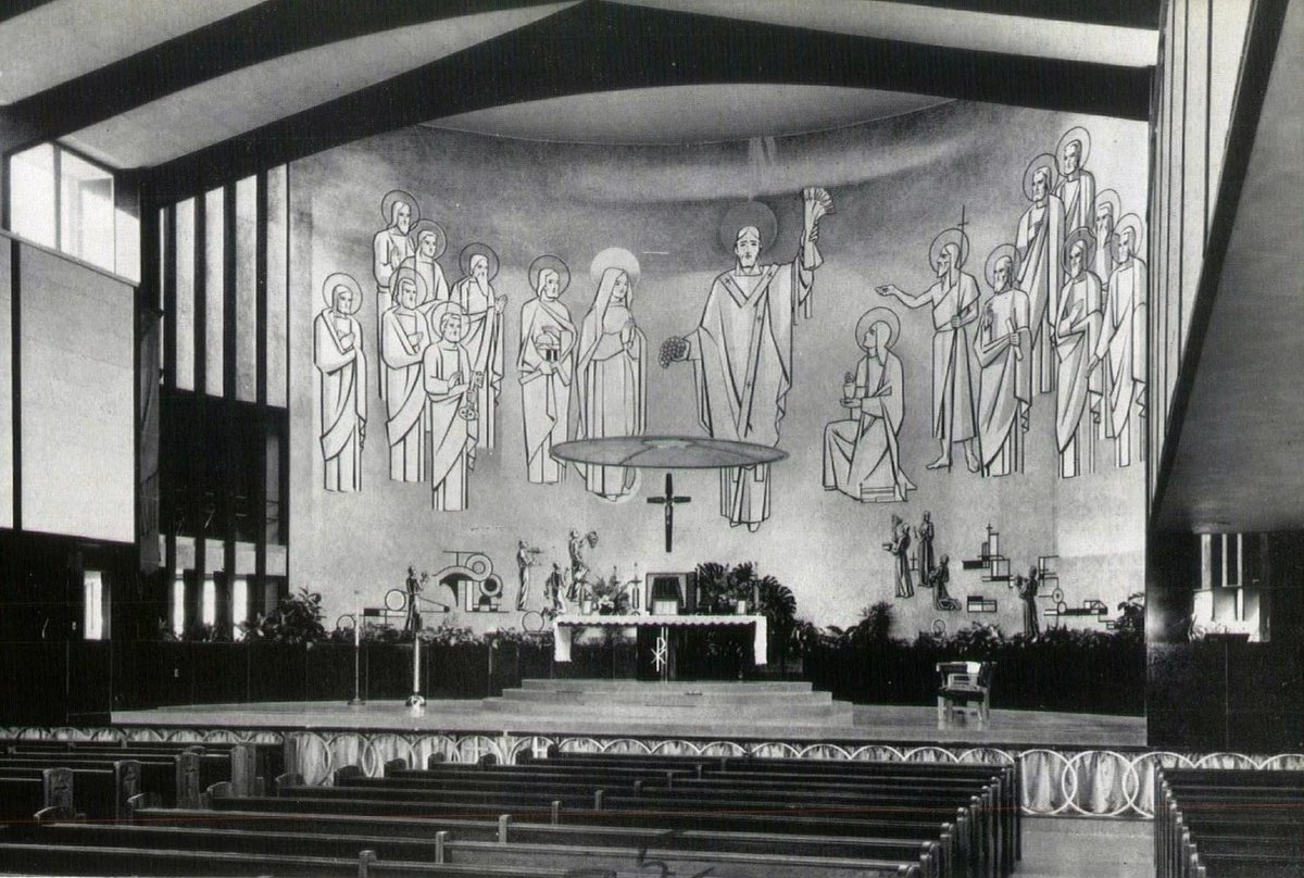 oclatinmass's tweet photo. This week’s Tridentine Community News:

Historic Photos of JFK Airport Chapel; Mission Chapel on Wheels in China; Historic Photo of St. Mary Magdalen, Melvindale https://t.co/ZgFLSdZ0BZ #Catholic https://t.co/qV7IPspdm1