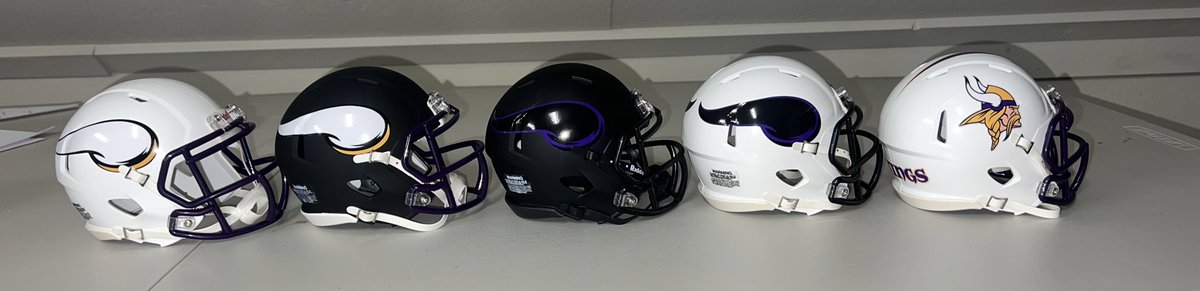 mm_helmets's tweet image. Made some pretty cool Minnesota Viking alternates. #MiniHelmets