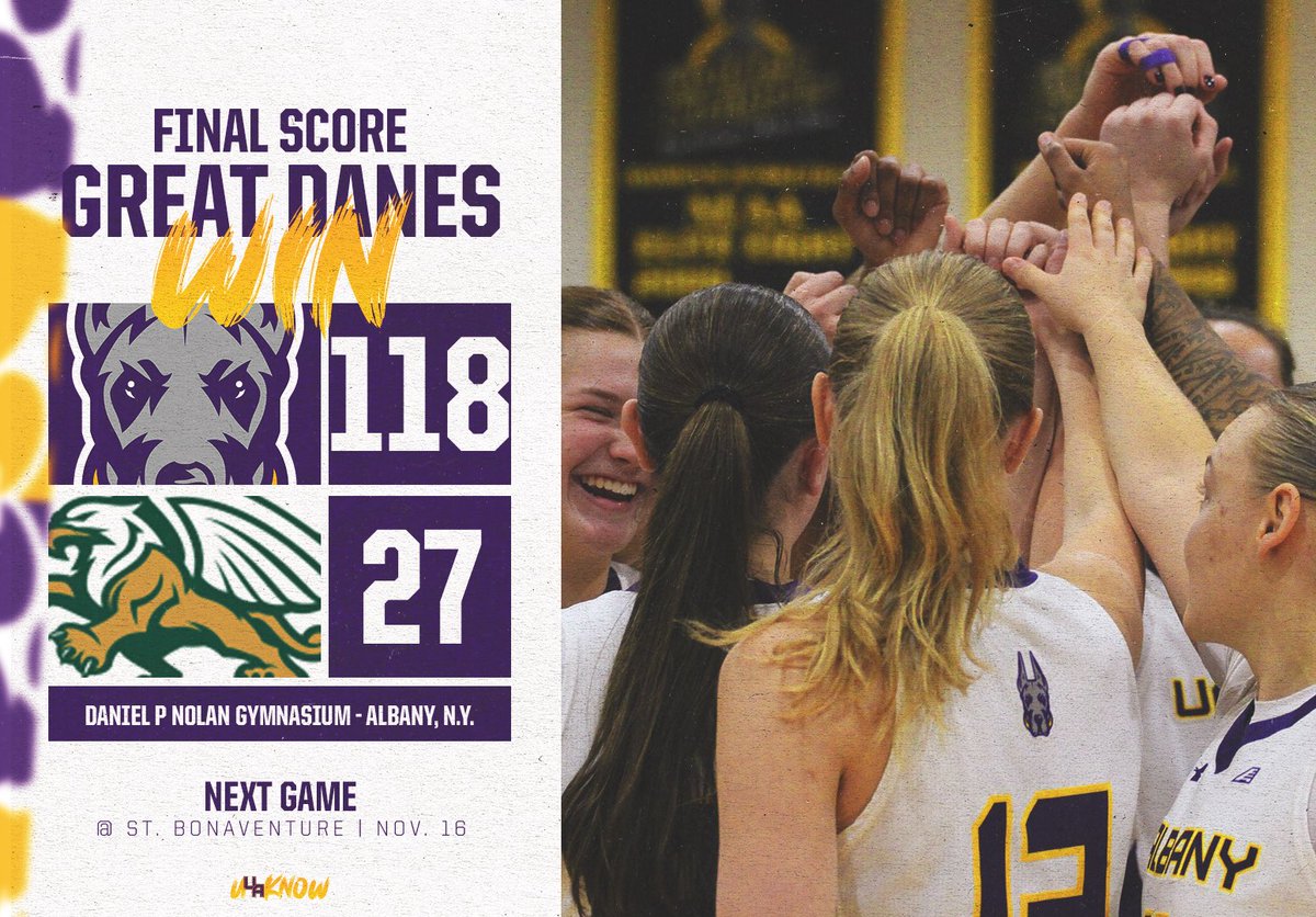 UAlbanyWBB's tweet image. Record-breaking night 🤩

#UAUKNOW // #AEHoops