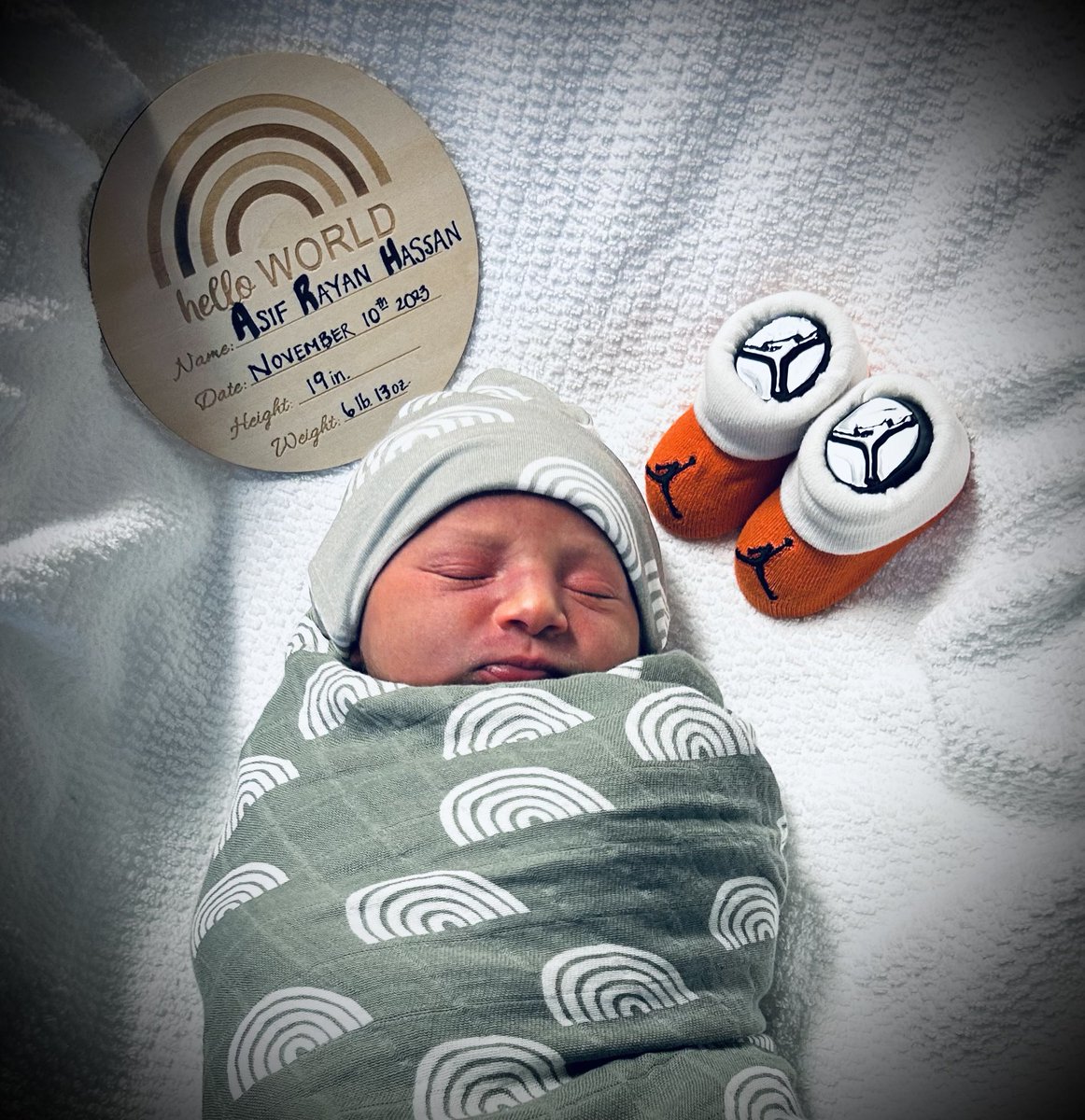So excited to introduce the newest member of our family, Asif Rayan Hassan, a bundle of joy named after his great grandfather. Asif was so eager to join the world that we found ourselves with an unexpected home delivery, perhaps one of the crazies most traumatic experiences of