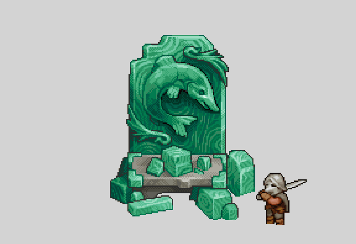 snodekfeld's tweet image. Malachite sculptures
#gamedev #pixelart #ドット絵 #pixels #indiedev #gameart #digitalart #unity2d #retrogame