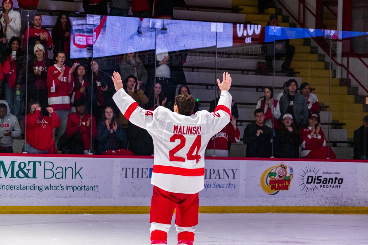 DailySunSports's tweet image. Congrats to former Cornell captain Sam Malinski '23 who makes his NHL debut tonight with the Colorado Avalanche!