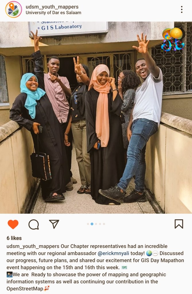 Erick_tambah's tweet image. Happy Geography Awareness  week 
#GISDay2023 
#GISDay_TZ