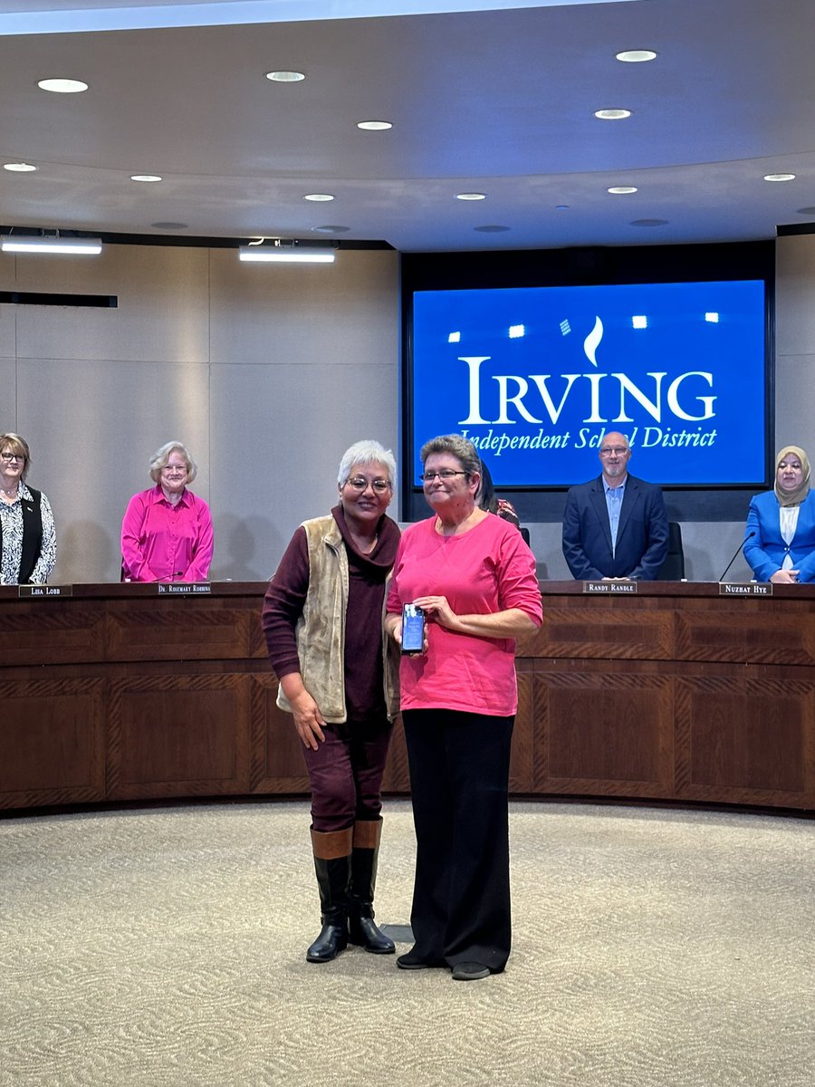 Congratulations to Debra Rusche @IrvingISD's Employee of the Month. @BrownElementary is so proud of you! @mcastellanos3