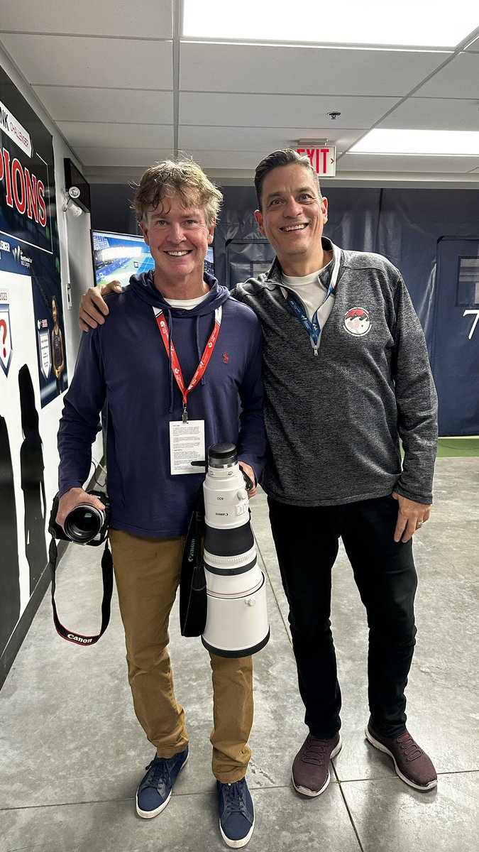 Finally connected in person with our <a href="/YYCNBChallenger/">Calgary National Bank Challenger</a> team this weekend at <a href="/abtenniscentre/">OSTEN & VICTOR Alberta Tennis Centre</a>. 

Great to catch up Danny, Kelsey, Sila, and Kyle! 

#NationalBankChallenger
#ChallengerTour